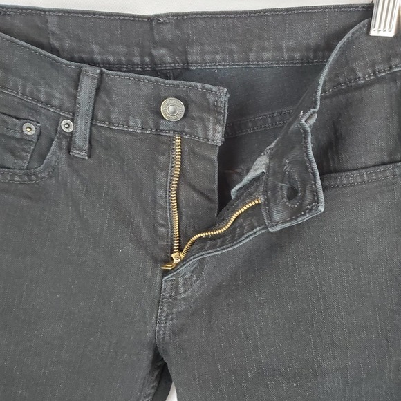 Levis 511 Men Denim Stone Wash Dark Slim Fit Zip Fly Casual Jeans Size 29x30 - Picture 4 of 11